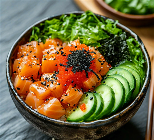 Поке с лососем 1837